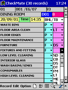 CheckMate Pocket PC Application: Inspection Details